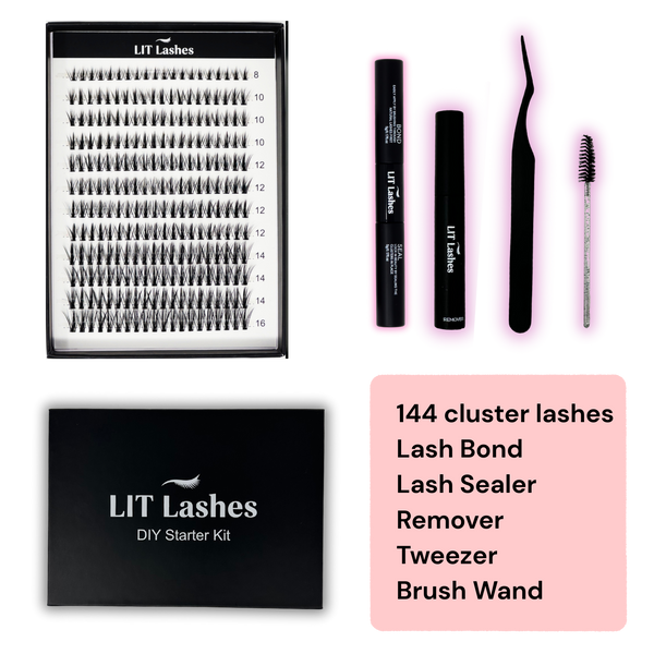 LIT Lashes Starter Pack - Pixie Pop Curve C