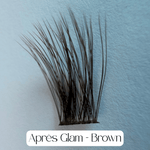Après Glam - Mixed Length Glued Lashes BROWN