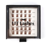 Après Glam - Mixed Length Glued Lashes BROWN