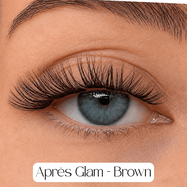 Après Glam - Mixed Length Glued Lashes BROWN