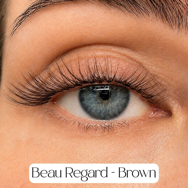 Beau Regard - Mixed Length Glued Lashes BROWN