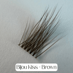 Bijou Kiss - Mixed Length Glued Lashes BROWN