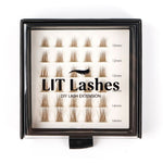 Bijou Kiss - Mixed Length Glued Lashes BROWN