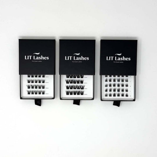 Bundle of 3 - Press Ons - LIT Lashes