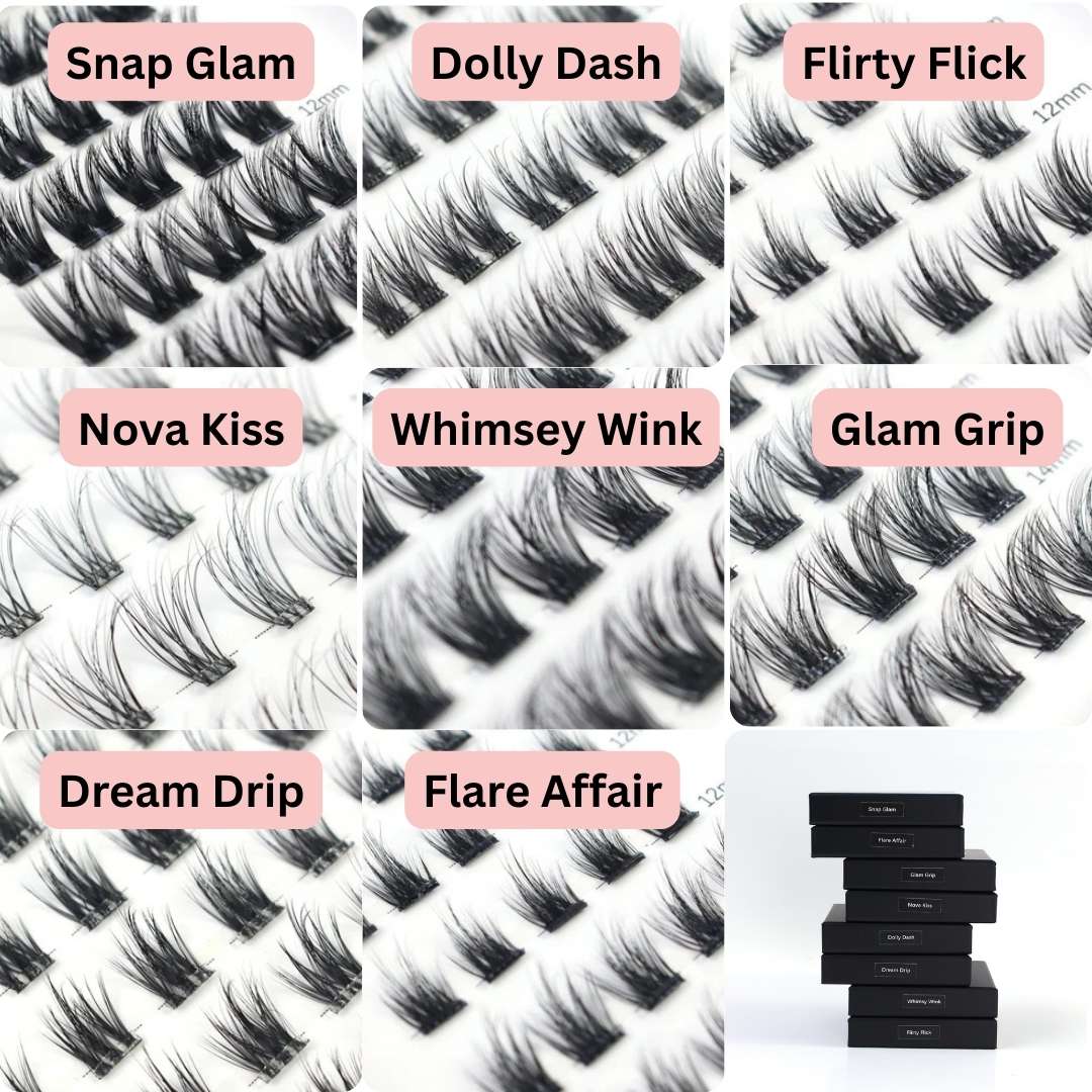 Bundle of 3 - Press Ons - LIT Lashes