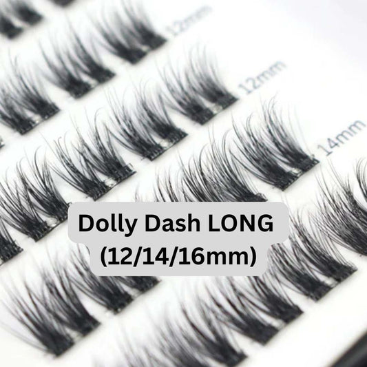 Dolly Dash - Mixed Length Press - On Lashes - LIT Lashes