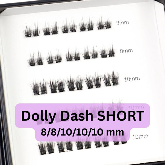 Dolly Dash - Mixed Length Press-On Lashes - LIT Lashes