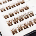 Dolly Dash - Mixed Length Press-On Lashes BROWN