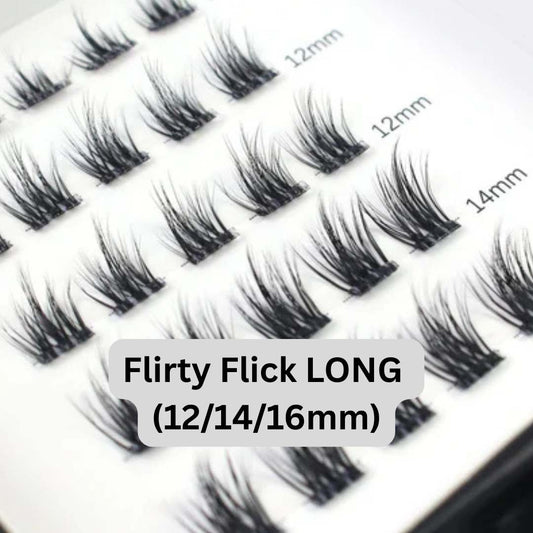 Flirty Flick - Mixed Length Press - On Lashes - LIT Lashes