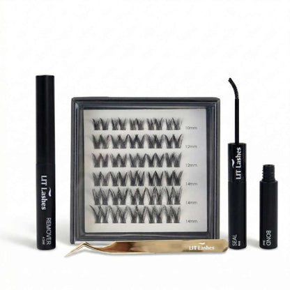 LIT Signature Starter Set, Glued Lashes, 1 Box - LIT Lashes