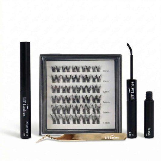 LIT Signature Starter Set, Glued Lashes, 1 Box - LIT Lashes