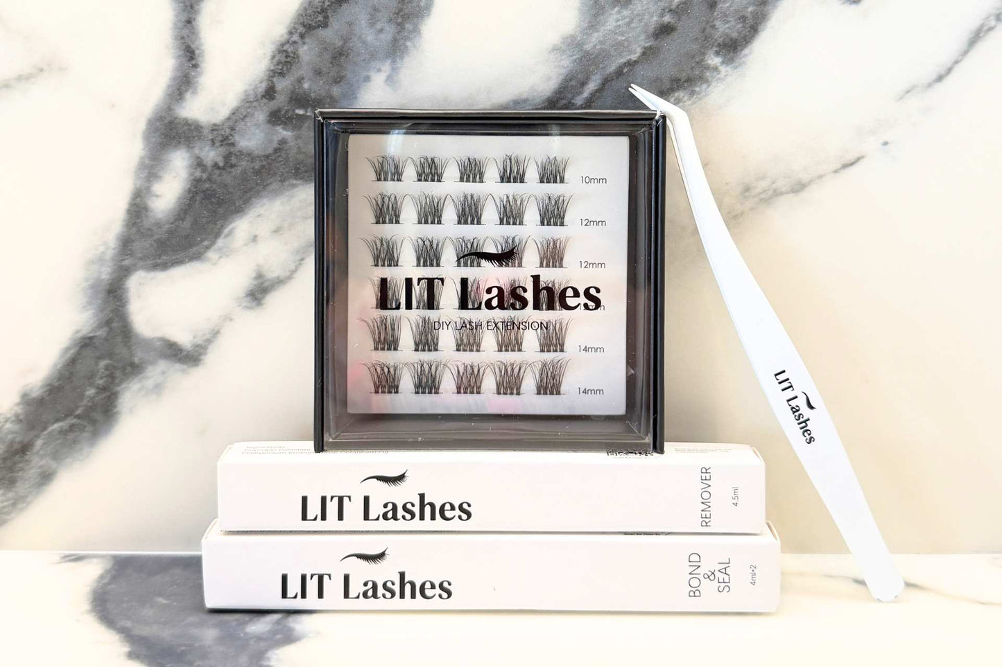 LIT Signature Starter Set, Glued Lashes, 3 Boxes - LIT Lashes