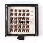 Mirage Kiss - Mixed Length Glued Lashes BROWN