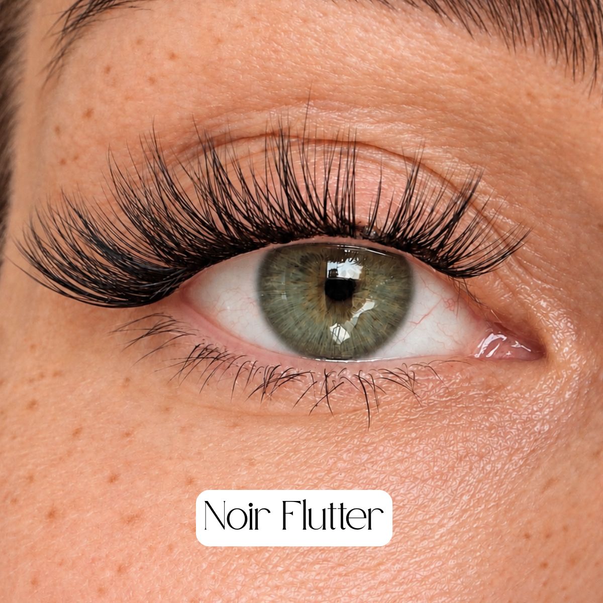 Noir Flutter - Pre-Glued Half Lashes - LIT Lashes