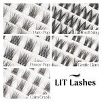 Pure Pop - Mixed Length Glued Lashes