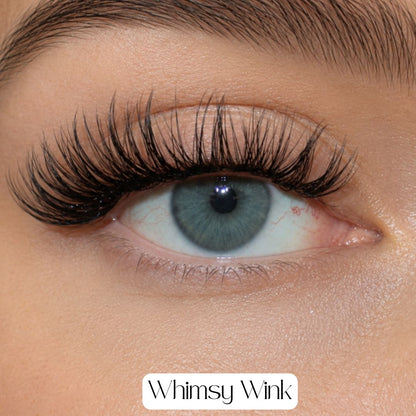 Pack of 6 - Press On Lashes, Mixed Lengths + FREE tweezers - LIT Lashes