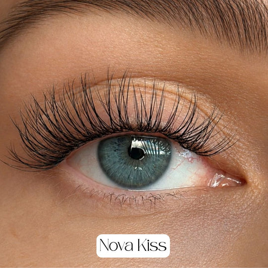 Pack of 6 - Press On Lashes, Mixed Lengths + FREE tweezers - LIT Lashes