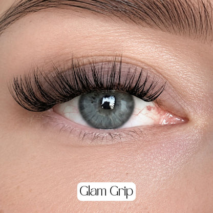 Pack of 6 - Press On Lashes, Mixed Lengths + FREE tweezers - LIT Lashes