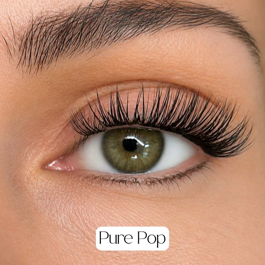 Pure Pop - Mixed Length Glued Lashes - LIT Lashes