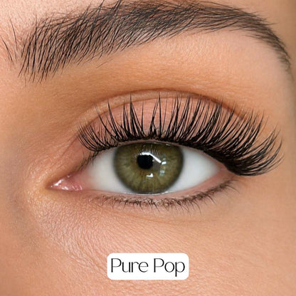 Pure Pop - Mixed Length Glued Lashes - LIT Lashes