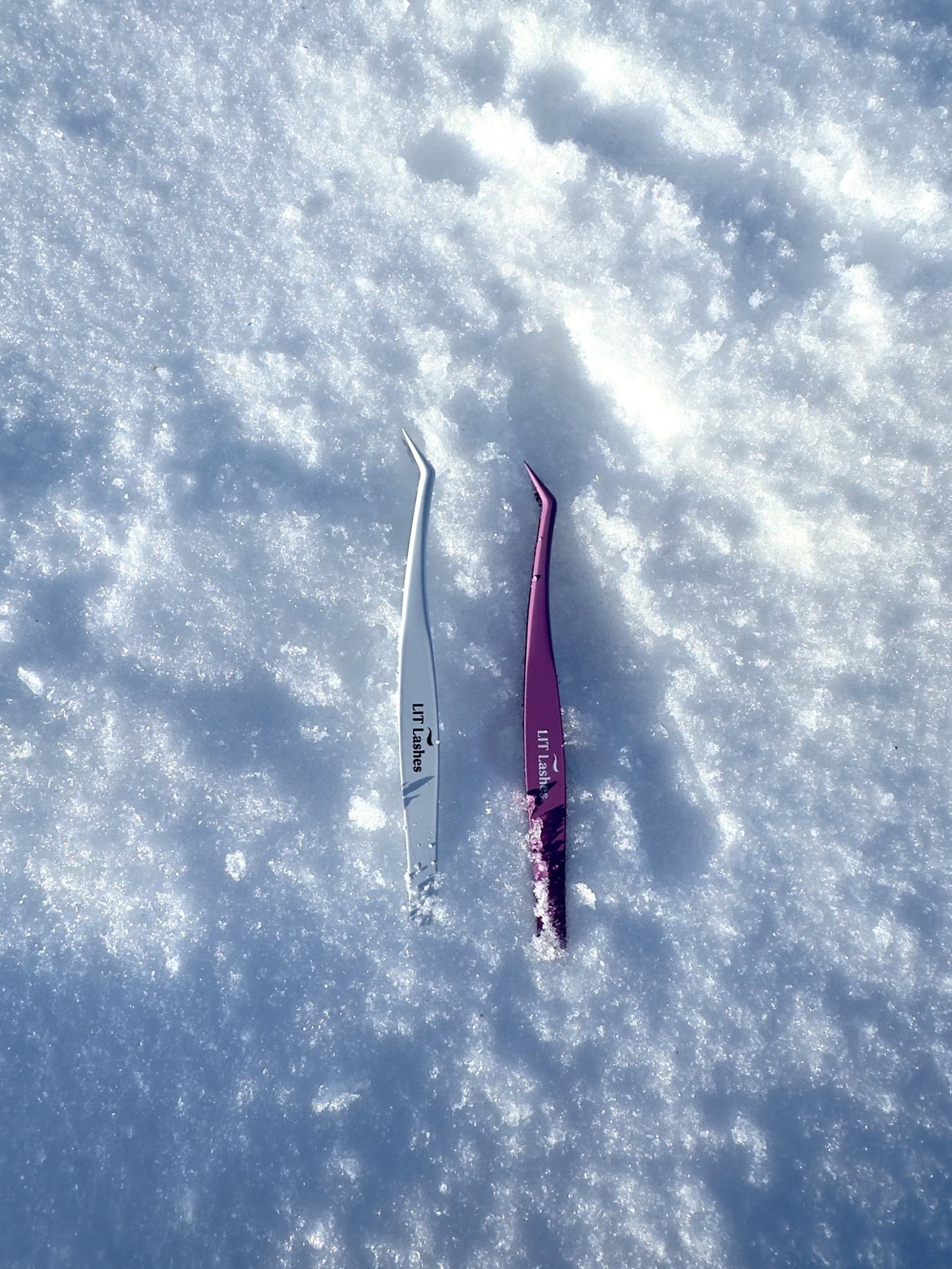 Sharp Tipped Non - Stick Tweezer - LIT Lashes