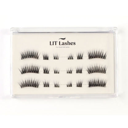 Silk Sweep - Pre-Glued Half Lashes - LIT Lashes