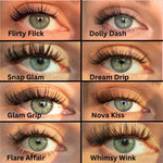 Flare Affair - Mixed Length Press-On Lashes