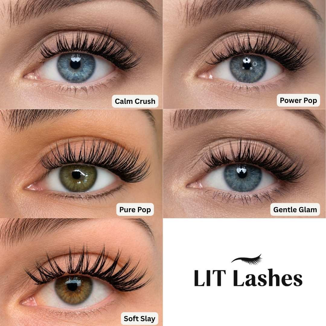 Soft Slay - Mixed Length Glued Lashes - LIT Lashes