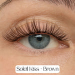 Soleil Kiss - Mixed Length Glued Lashes BROWN