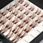 Soleil Kiss - Mixed Length Glued Lashes BROWN