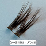 Soleil Kiss - Mixed Length Glued Lashes BROWN