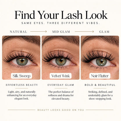 Velvet Wink - Pre-Glued Half Lashes - LIT Lashes