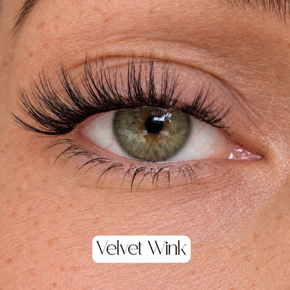 Velvet Wink - Pre-Glued Half Lashes - LIT Lashes
